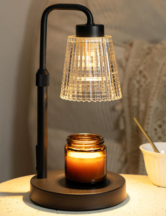 Candle Warmer Lamp with Timer Dimmable, Birthday Gifts for Women Mom, House Warming Gifts New Home Decor, Wax Warmer Lamp for Jar Candles with 2 Bulbs